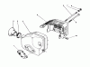 Toro 16212 - Lawnmower, 1990 (0000001-0999999) Ersatzteile MUFFLER ASSEMBLY (MODEL NO. 47PK9)