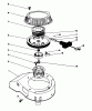 Toro 16212 - Lawnmower, 1990 (0000001-0999999) Ersatzteile RECOIL ASSEMBLY (MODEL NO. 47PK9)