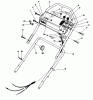 Toro 16212B - Lawnmower, 1992 (2000001-2999999) Ersatzteile HANDLE ASSEMBLY