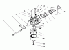 Toro 16212B - Lawnmower, 1993 (39000001-39999999) Ersatzteile CARBURETOR ASSEMBLY (MODEL NO. 47PN2-1)