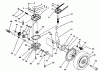 Toro 16212B - Lawnmower, 1993 (39000001-39999999) Ersatzteile GEAR CASE ASSEMBLY