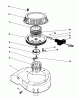 Toro 16212B - Lawnmower, 1993 (39000001-39999999) Ersatzteile RECOIL ASSEMBLY (MODEL NO. 47PN2-1)