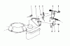 Toro 16212C - Lawnmower, 1986 (6000001-6999999) Ersatzteile BRAKE ASSEMBLY