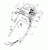 Toro 16212C - Lawnmower, 1986 (6000001-6999999) Ersatzteile HANDLE ASSEMBLY