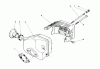 Toro 16212C - Lawnmower, 1986 (6000001-6999999) Ersatzteile MUFFLER ASSEMBLY
