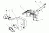 Toro 16212C - Lawnmower, 1987 (7000001-7999999) Ersatzteile MUFFLER ASSEMBLY (MODEL NO. 47PG6)