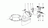Toro 16212C - Lawnmower, 1988 (8000001-8999999) Ersatzteile BRAKE ASSEMBLY