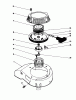 Toro 16212C - Lawnmower, 1988 (8000001-8999999) Ersatzteile RECOIL ASSEMBLY (MODEL NO. 47PH-7)