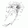 Toro 16212C - Lawnmower, 1989 (9000001-9999999) Ersatzteile HANDLE ASSEMBLY
