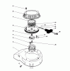 Toro 16212C - Lawnmower, 1989 (9000001-9999999) Ersatzteile RECOIL ASSEMBLY (MODEL NO. 47PJ8)