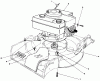 Toro 16212W - Lawnmower, 1990 (0000001-0999999) Ersatzteile ENGINE ASSEMBLY