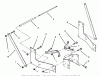 Toro 79150 - 42" Snow Blade, XL Series Lawn Tractor, 1995 (5900001-5999999) Ersatzteile MOUNTING BRACKET ASSEMBLY