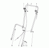 Toro 16268 - Whirlwind Lawnmower, 1975 (5000001-5999999) Ersatzteile HANDLE ASSEMBLY