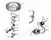 Toro 16268 - Whirlwind Lawnmower, 1975 (5000001-5999999) Ersatzteile MAGNETO NO. 610793