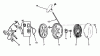 Toro 16268 - Whirlwind Lawnmower, 1975 (5000001-5999999) Ersatzteile REWIND STARTER NO. 590519