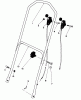 Toro 16297C - Lawnmower, 1985 (5000001-5999999) Ersatzteile HANDLE ASSEMBLY