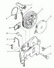 Toro 16297C - Lawnmower, 1985 (5000001-5999999) Ersatzteile REWIND STARTER NO. 590531