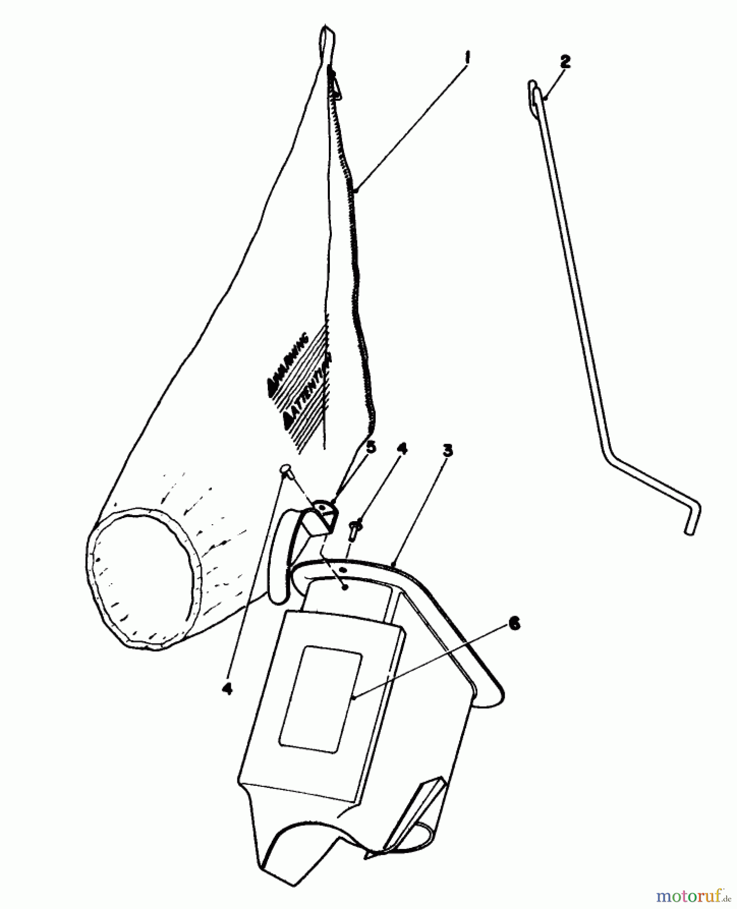 Toro Neu Mowers, Walk-Behind Seite 1 16299 - Toro Lawnmower, 1984 (4000001-4999999) BAGGING KIT NO. 47-6510 (OPTIONAL)