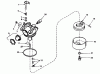 Toro 16299 - Lawnmower, 1984 (4000001-4999999) Ersatzteile CARBURETOR NO. 632050A