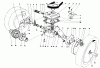 Toro 16299 - Lawnmower, 1984 (4000001-4999999) Ersatzteile GEAR CASE ASSEMBLY