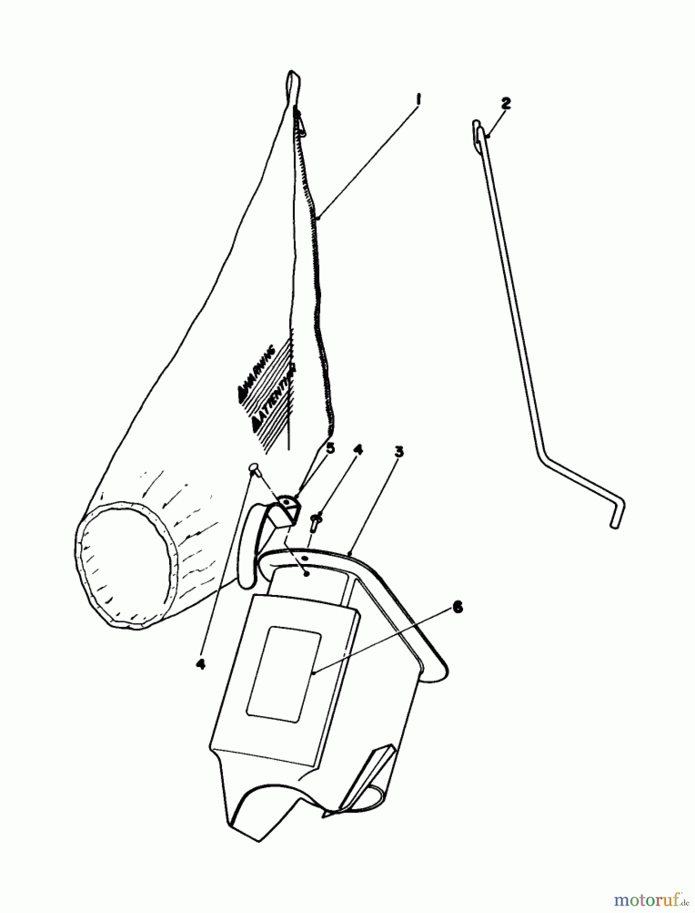 Toro Neu Mowers, Walk-Behind Seite 1 16299C - Toro Lawnmower, 1986 (6000001-6999999) BAGGING KIT NO. 47-6510 (OPTIONAL)