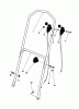 Toro 16299C - Lawnmower, 1986 (6000001-6999999) Ersatzteile HANDLE ASSEMBLY