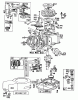 Toro 16300 - Lawnmower, 1980 (0000001-0999999) Ersatzteile ENGINE BRIGGS & STRATTON MODEL 92508-1000-02 FOR 19" HAND PROPELLED MODEL 16300