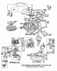 Toro 16310 - Lawnmower, 1981 (1000001-1999999) Ersatzteile ENGINE BRIGGS & STRATTON MODEL 92908-2053-01 ENGINE BRIGGS & STRATTON MODEL 93508-0195-01 FOR 21" HAND PROPELLED MODEL 16310
