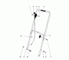 Toro 16310 - Lawnmower, 1981 (1000001-1999999) Ersatzteile HANDLE ASSEMBLY