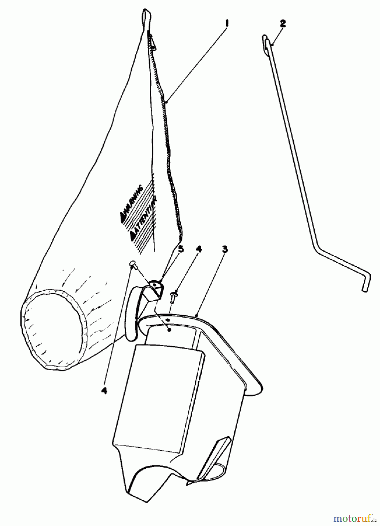 Toro Neu Mowers, Walk-Behind Seite 1 16310 - Toro Lawnmower, 1982 (2000001-2999999) BAGGING KIT NO. 36-8380 (OPTIONAL)