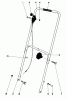 Toro 16310 - Lawnmower, 1982 (2000001-2999999) Ersatzteile HANDLE ASSEMBLY