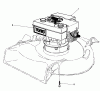 Toro 16340C - Lawnmower, 1985 (5000001-5999999) Ersatzteile ENGINE ASSEMBLY