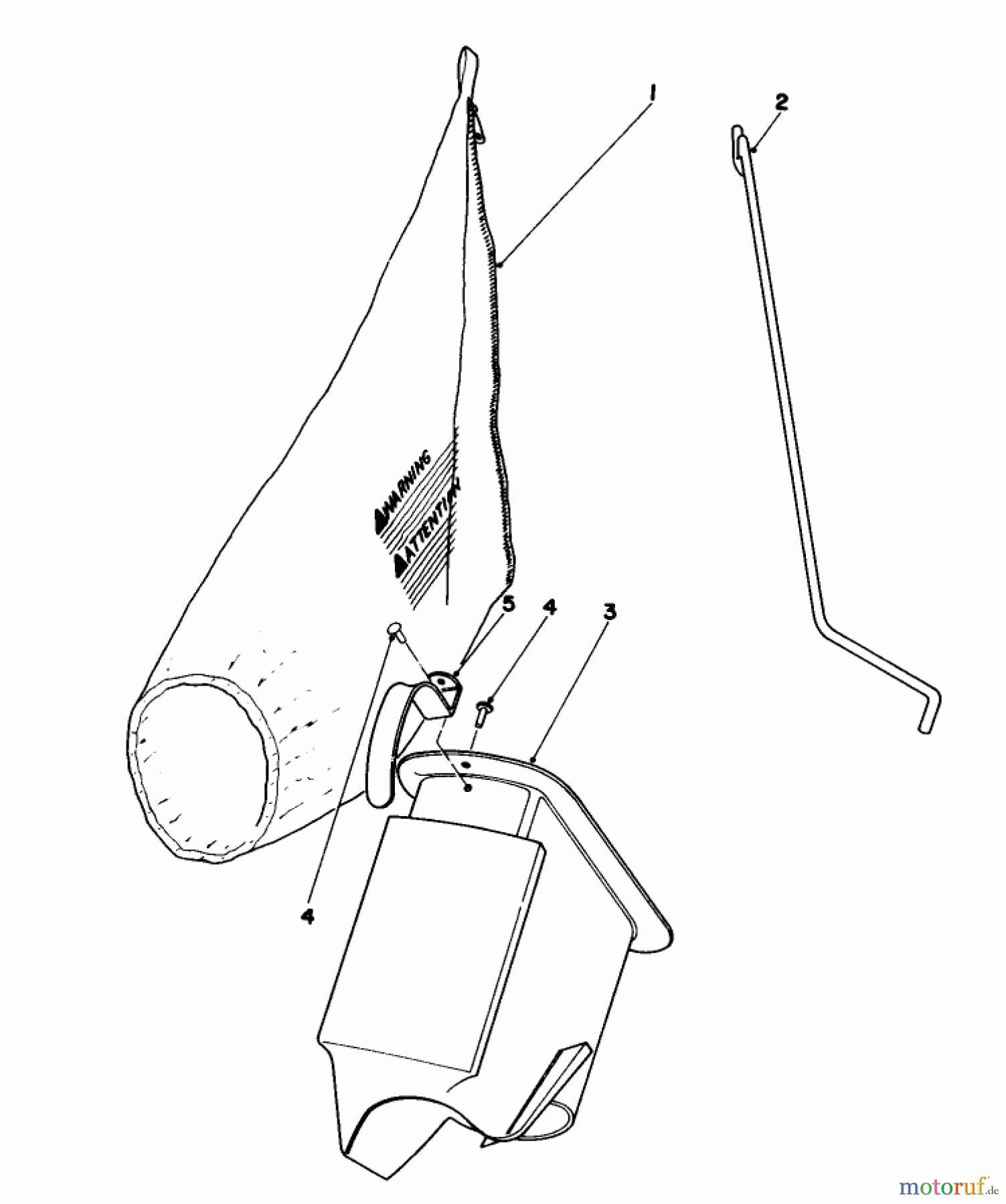 Toro Neu Mowers, Walk-Behind Seite 1 16350 - Toro Lawnmower, 1980 (0000001-0999999) BAGGING KIT NO. 36-8380 (OPTIONAL)