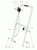 Toro 16350 - Lawnmower, 1980 (0000001-0999999) Ersatzteile HANDLE ASSEMBLY