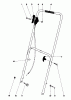 Toro 16360 - Whirlwind, 1980 (0000001-0999999) Ersatzteile HANDLE ASSEMBLY