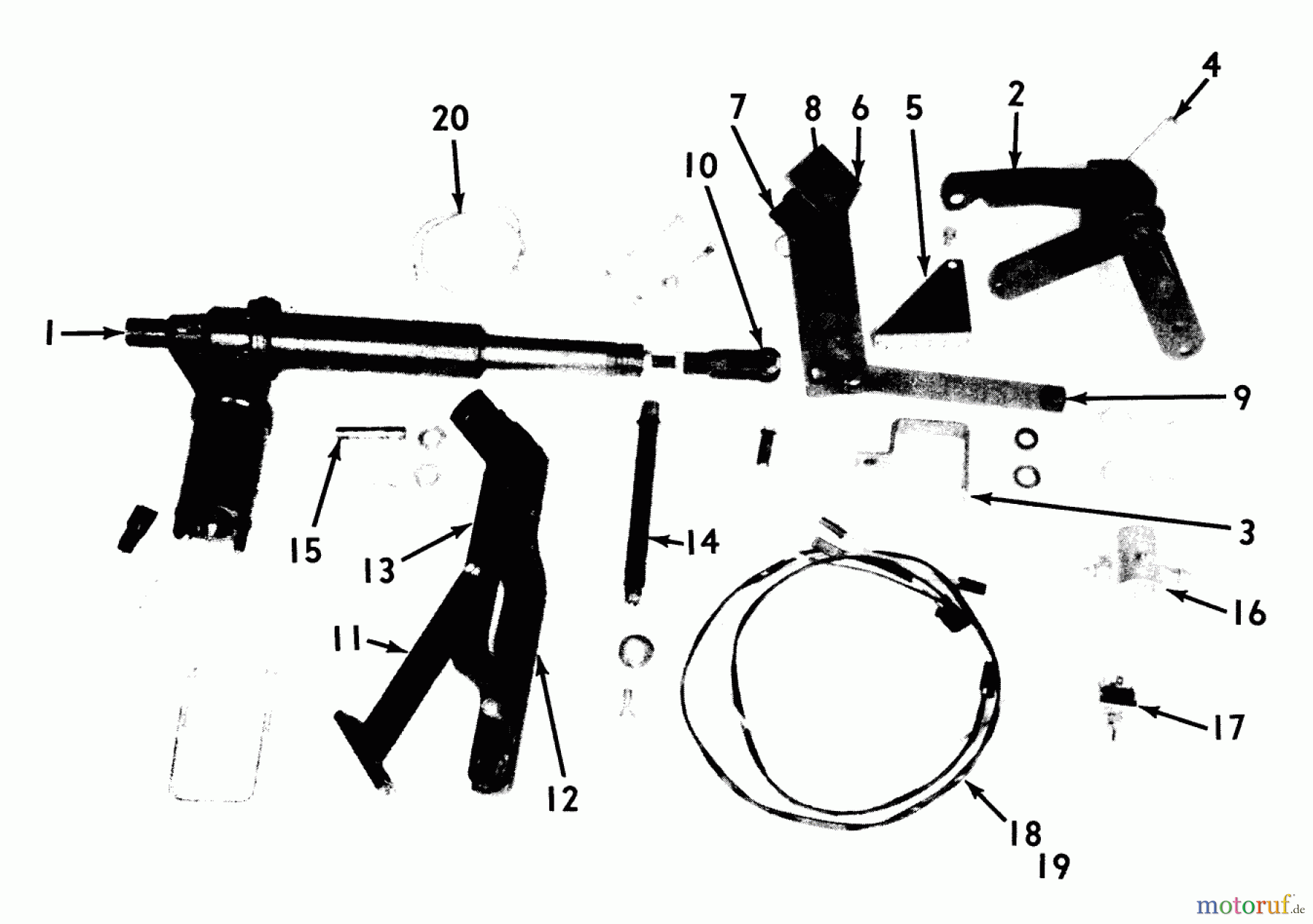 Toro Neu Accessories 84222 - Toro Electric Lift, 1975 PARTS LIST-ELECTRIC LIFT ACCESSORY FACTORY ORDER NUMBER 8-4222