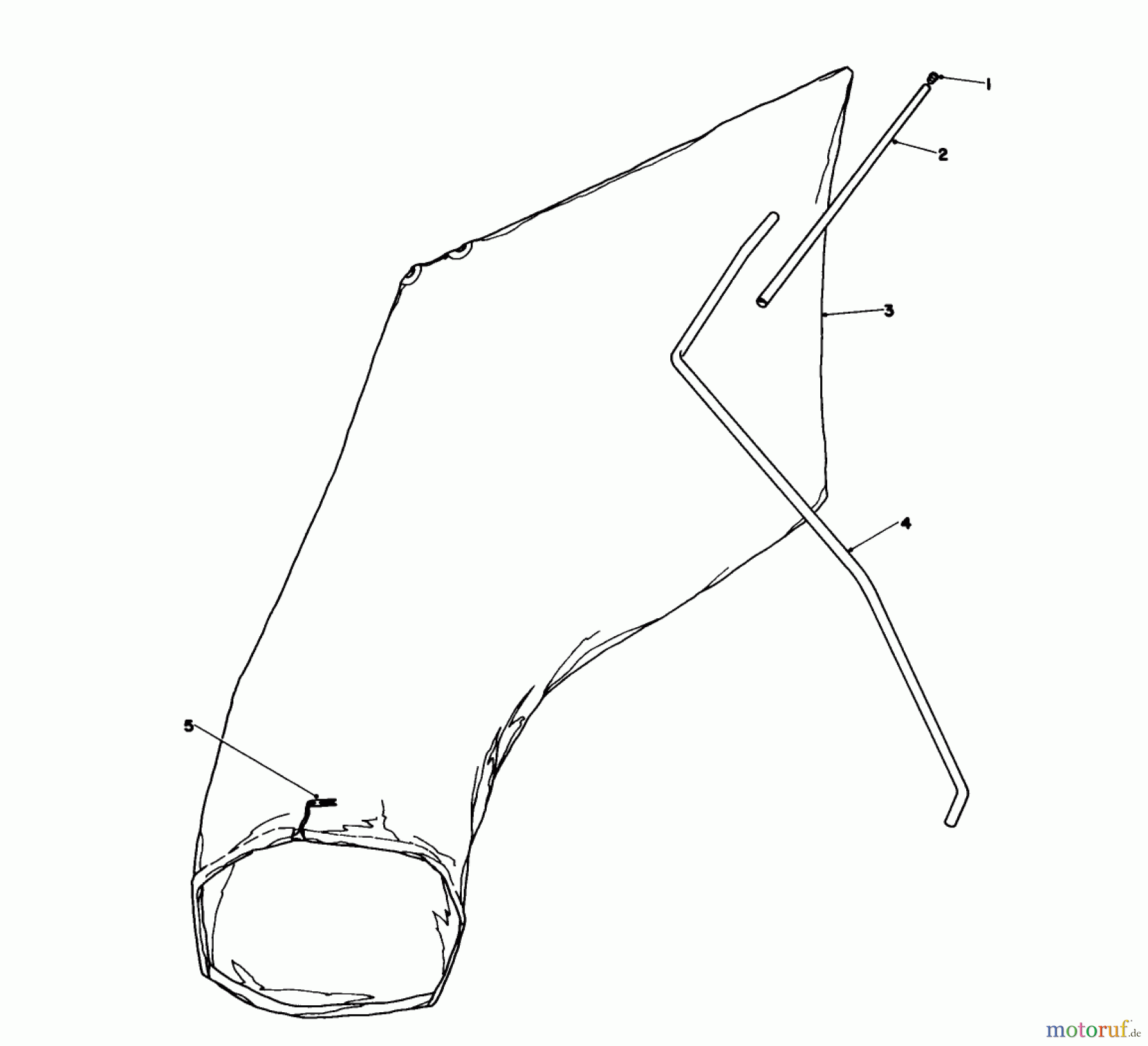 Toro Neu Mowers, Walk-Behind Seite 1 16390 - Toro Whirlwind PowR, 1981 (1000001-1999999) GIANT BAGGING KIT NO. 29-9750 (OPTIONAL)
