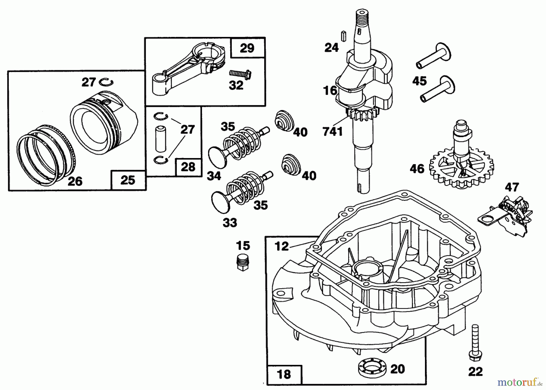 Toro Neu Mowers, Walk-Behind Seite 1 16400 - Toro Lawnmower, 1993 (3900001-3999999) ENGINE BRIGGS & STRATTON MODEL 122702-3171-01 #2