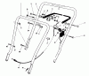 Toro 16400 - Lawnmower, 1993 (3900001-3999999) Ersatzteile HANDLE ASSEMBLY