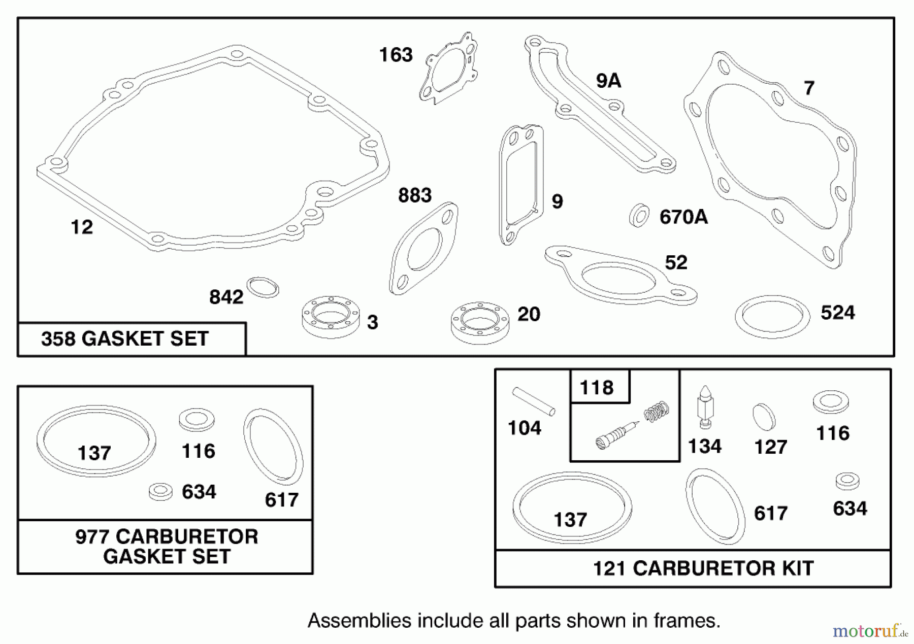 Toro Neu Mowers, Walk-Behind Seite 1 16401 (SD-21S) - Toro Side Discharge Mower, SD-21S, 1998 (890000001-899999999) ENGINE BRIGGS & STRATTON MODEL 127702-0645-01 (SERIAL NO. 8900001-8901373) #8