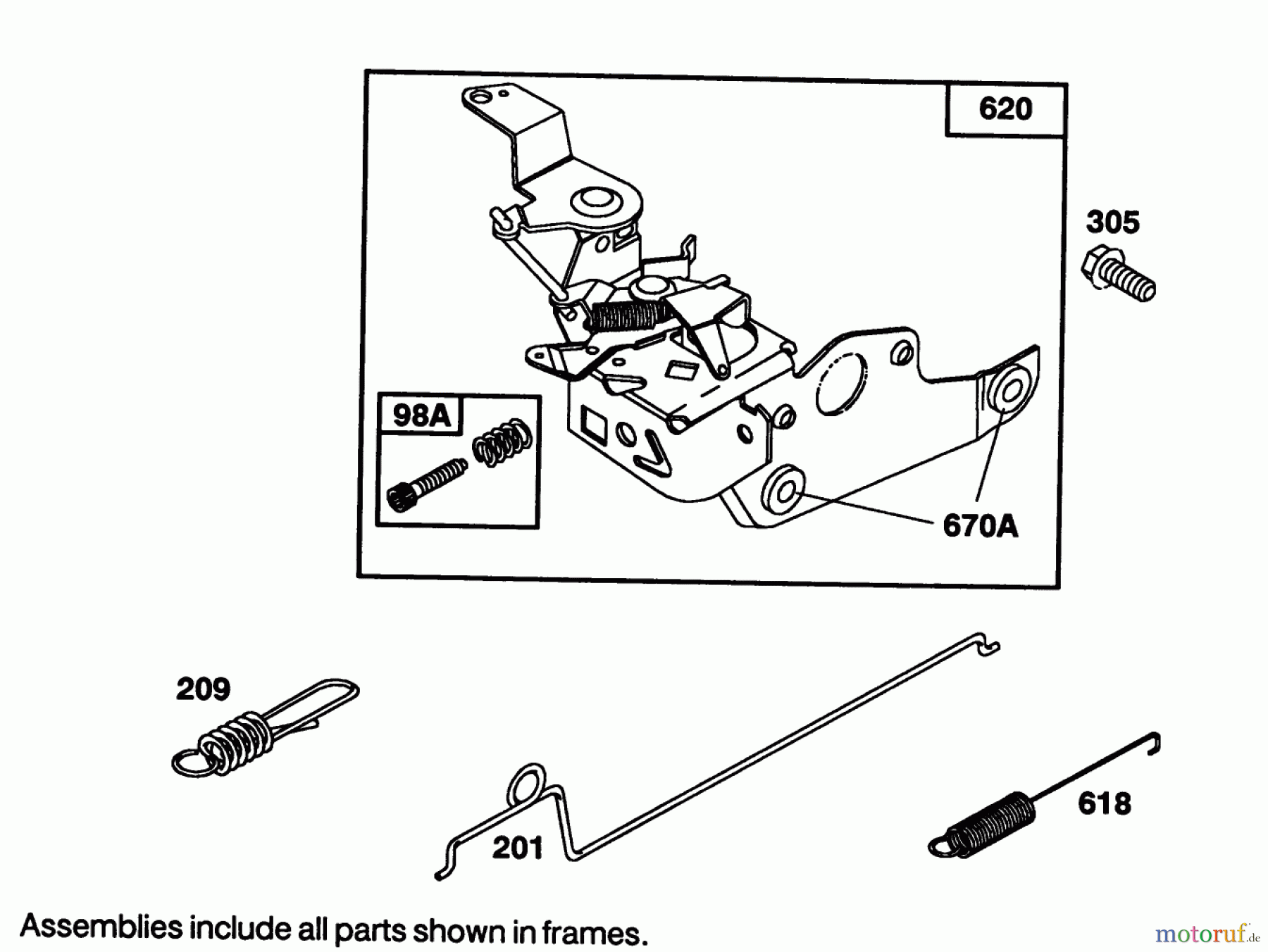  Toro Neu Mowers, Walk-Behind Seite 1 16401 - Toro Side Discharge Mower, 1992 (2000001-2999999) ENGINE BRIGGS & STRATTON MODEL 122702-3171-01 #4