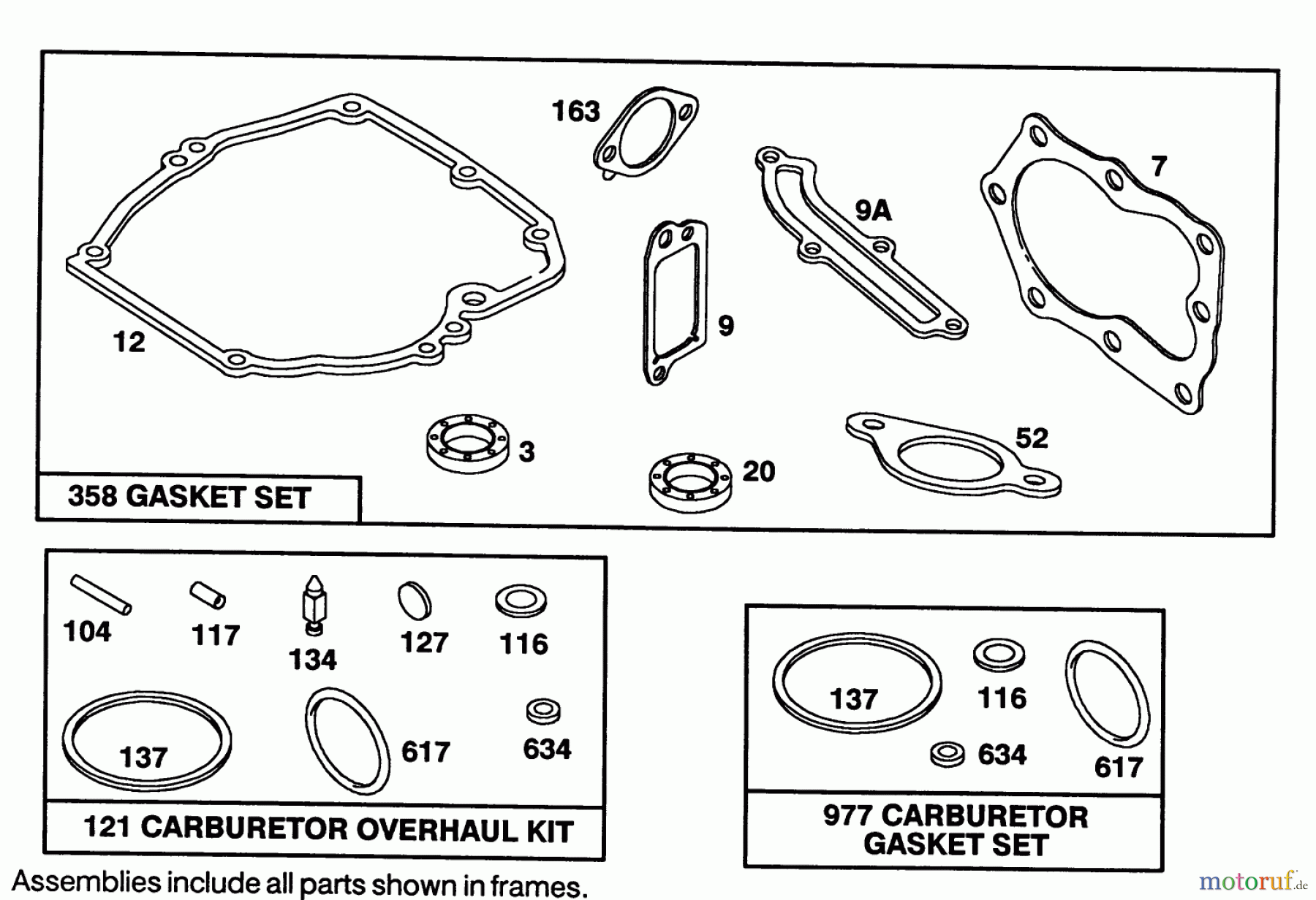 Toro Neu Mowers, Walk-Behind Seite 1 16401 - Toro Side Discharge Mower, 1991 (1000001-1999999) ENGINE BRIGGS & STRATTON MODEL 122702-3171-01 #7