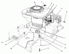 Toro 16401 - Side Discharge Mower, 1995 (59000001-59999999) Ersatzteile ENGINE ASSEMBLY