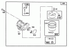 Toro 16401 - Side Discharge Mower, 1995 (59000001-59999999) Ersatzteile ENGINE BRIGGS & STRATTON MODEL 127702-0645-01 #3