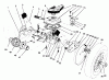 Toro 16401 - Side Discharge Mower, 1995 (59000001-59999999) Ersatzteile GEAR CASE ASSEMBLY