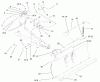 Toro 79253 - 48" Snow Blade, 260 Series Lawn and Garden Tractors, 2001 (210000001-210999999) Ersatzteile BLADE ASSEMBLY