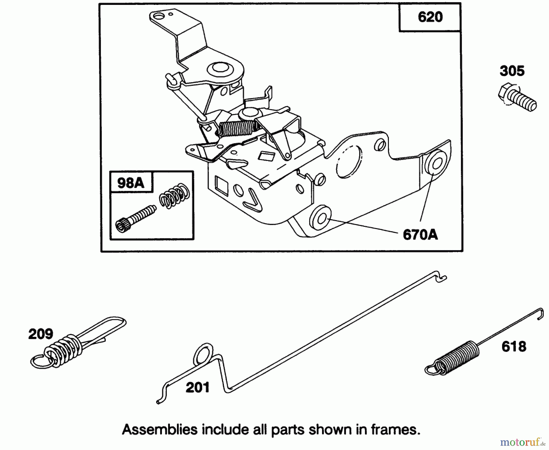 Toro Neu Mowers, Walk-Behind Seite 1 16402 - Toro Lawnmower, 1991 (1000001-1999999) ENGINE BRIGGS & STRATTON MODEL 122707-3187-01 #4