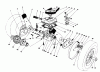 Toro 16402 - Lawnmower, 1991 (1000001-1999999) Ersatzteile GEAR CASE ASSEMBLY