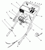 Toro 16402 - Lawnmower, 1991 (1000001-1999999) Ersatzteile HANDLE ASSEMBLY