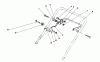 Toro 16402 - Lawnmower, 1991 (1000001-1999999) Ersatzteile TRACTION CONTROL ASSEMBLY